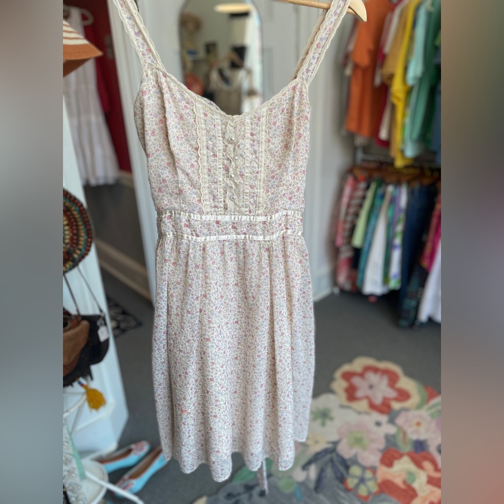 Gunne Sax Floral Summer Dress